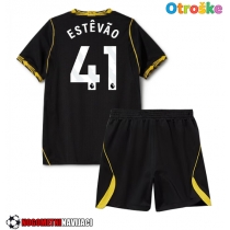 Otroške Nogometnih dresov Chelsea Estevao Willian #41 Gostujoči 2026-27 Kratki rokavi (+ hlače)